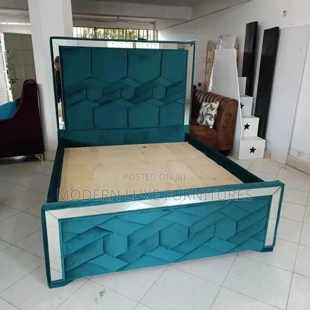 5/6 Modern Bed/Fabric Bed/ Mirrored Bed