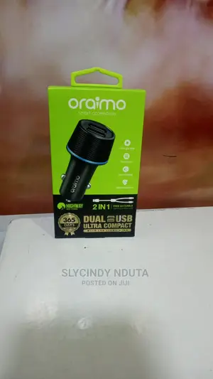 Oraimo 2 in 1 Dual Usb Ultra Compact