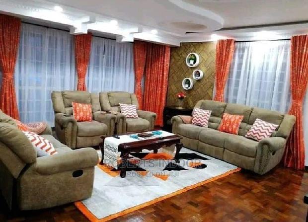 Grey and Orange Viva House Carpet 5*8 - main view