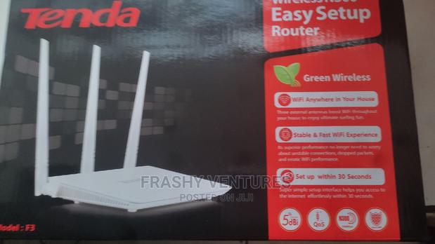 Tenda Router - main view