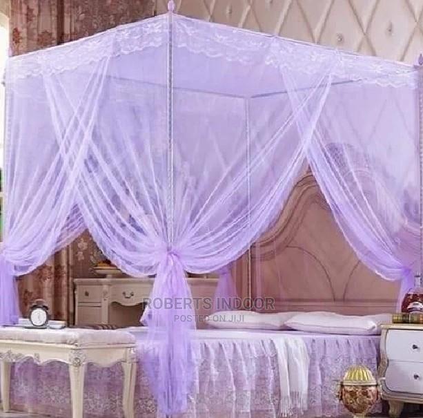 Purple 4 Stand Mosquito Net - main view