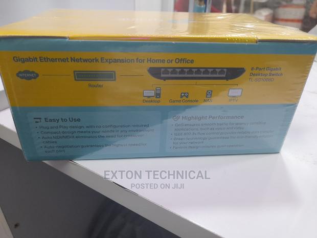 Gigabit Ethernet Network 8port Switch - main view