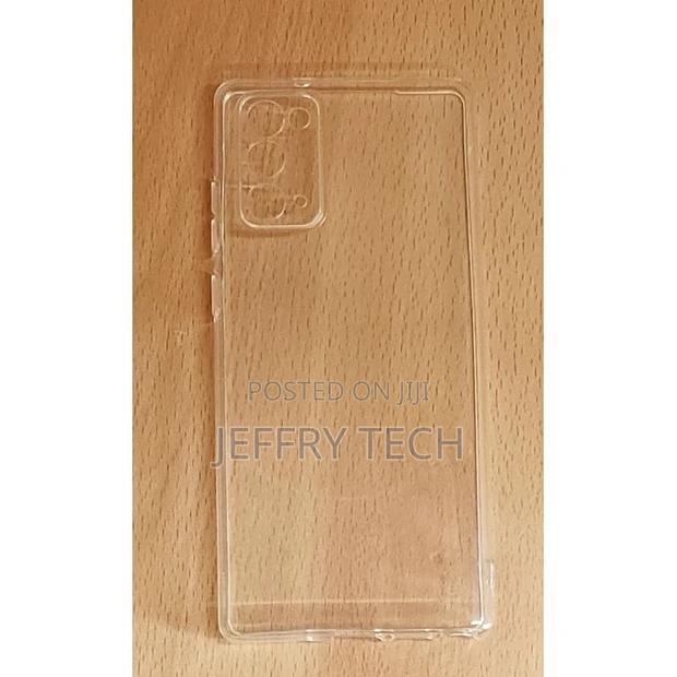 Silicone Cover for Samsung Galaxy Note 20 - Clear Transparen