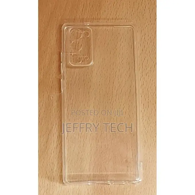 Silicone Cover for Samsung Galaxy Note 20 - Clear Transparen