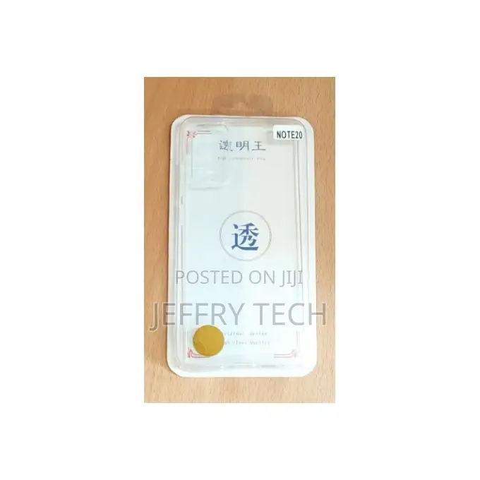 Silicone Cover for Samsung Galaxy Note 20 - Clear Transparen