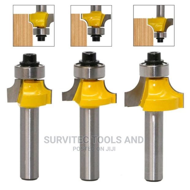 3pc Round Over Router Bits Set - main view