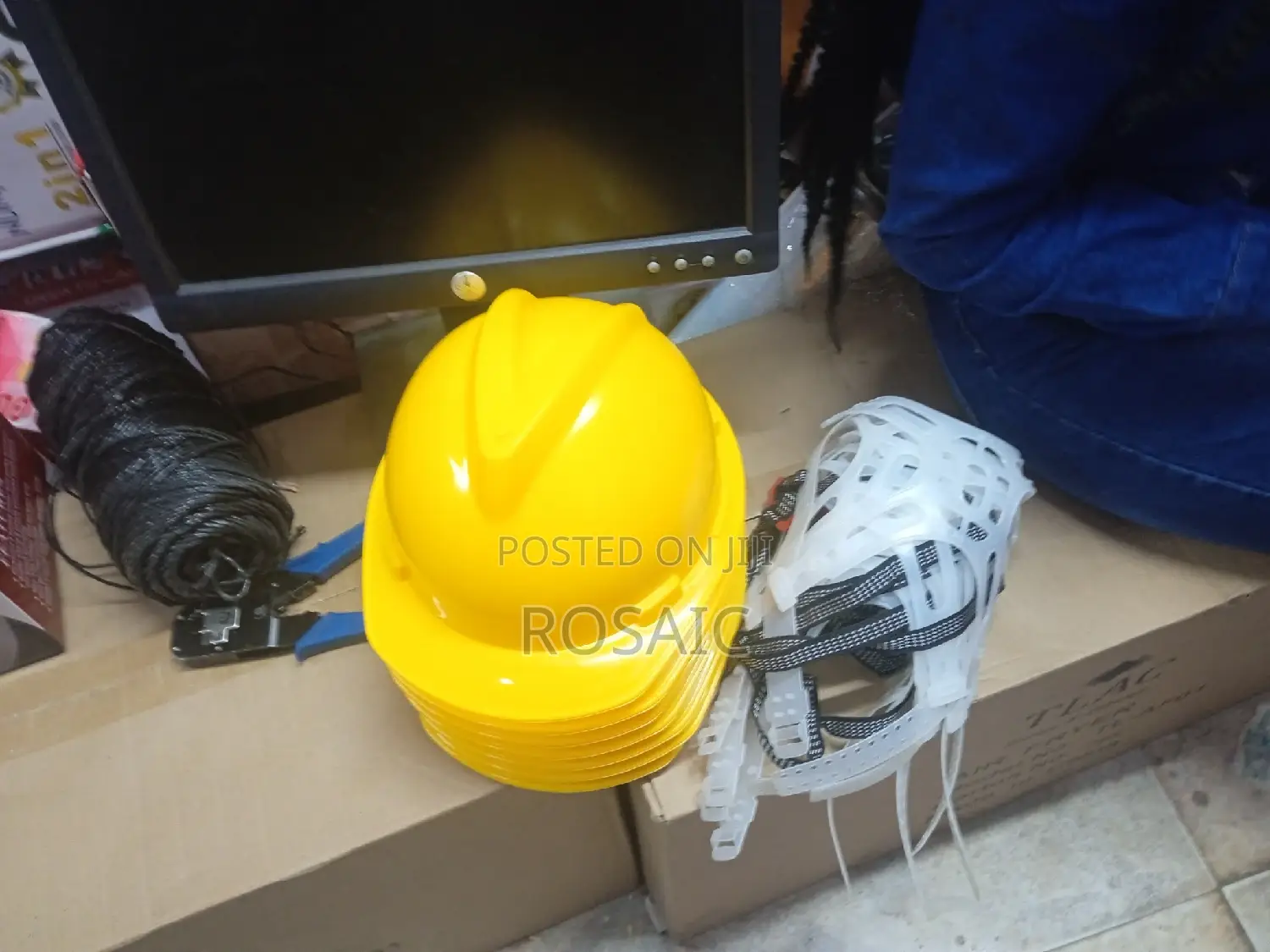 Yellow Construction Helmets