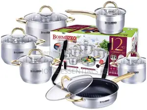Bohminox 12pcs Cookware