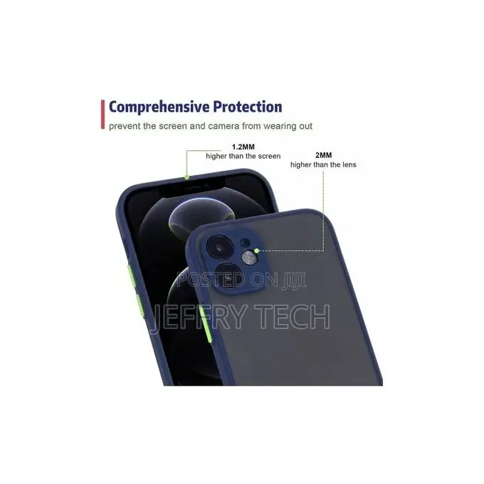 Back Cover for iPhone 11 Translucent Matte Slim Drop Protect