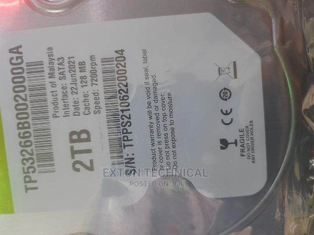 2tb Vivetronic Surveillance Harddrive