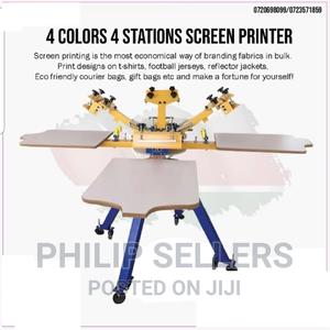 4 Color 4 Station Screen Printer - thumbnail 2