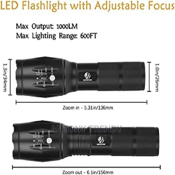 Led Flashlight High Lumens S1000 - XML T6 , - main view