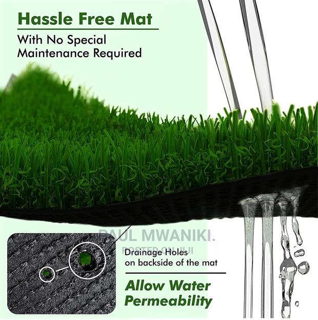 35mm Artificial Grass Mat for Balcony | Green Lawn Floor - thumbnail 3