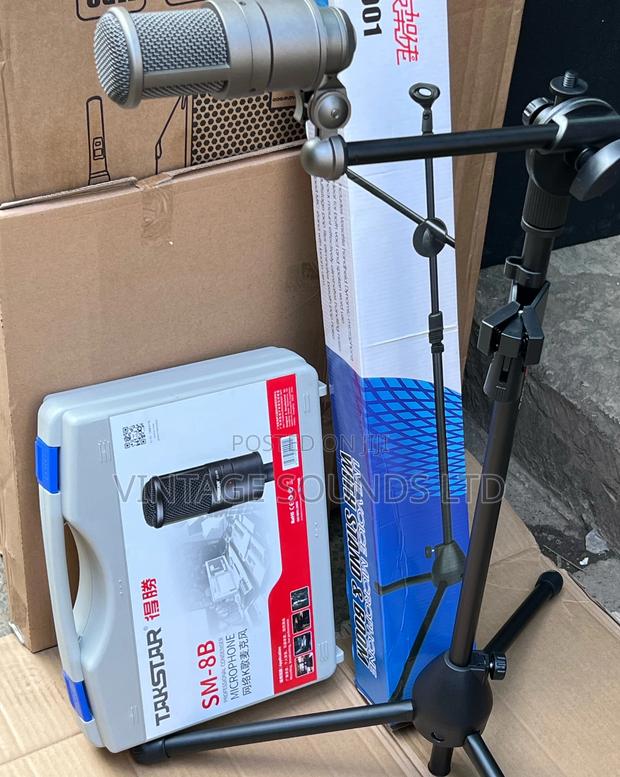 Takstar Sm 8B Condenser Microphone With a Stand - thumbnail 3