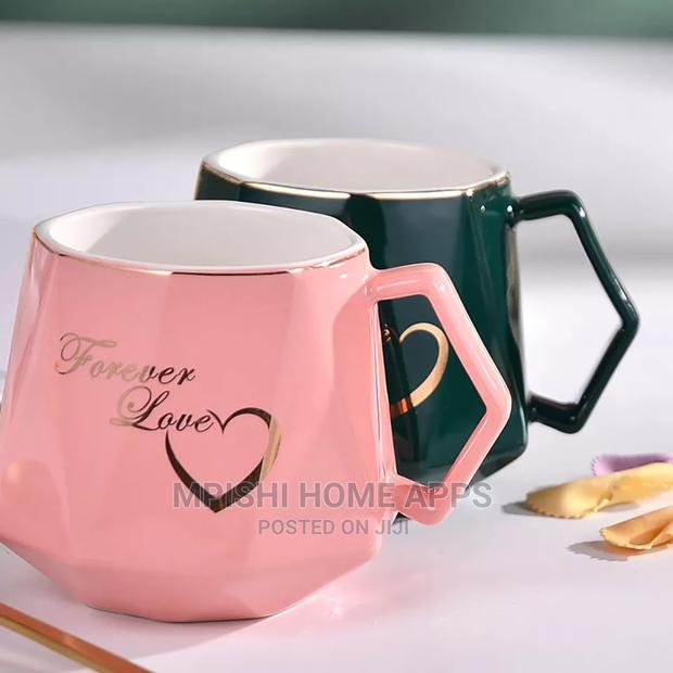 Diamond Shape Ceramic Mugs - thumbnail 3