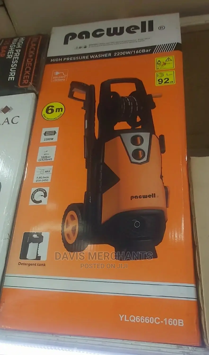 Car Wash Machine With 2200 Watts, 160 Bar