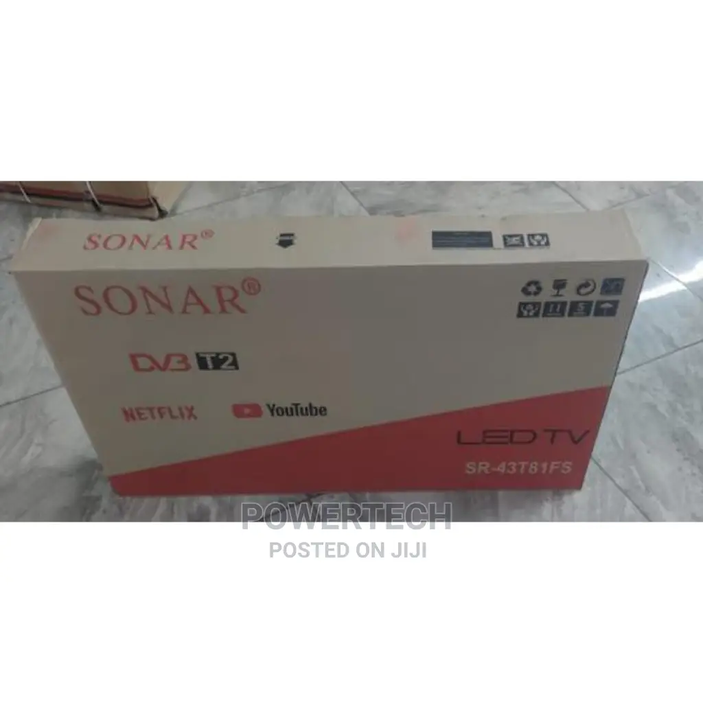43 Inches Smart Android TV Original Sonar Brand.