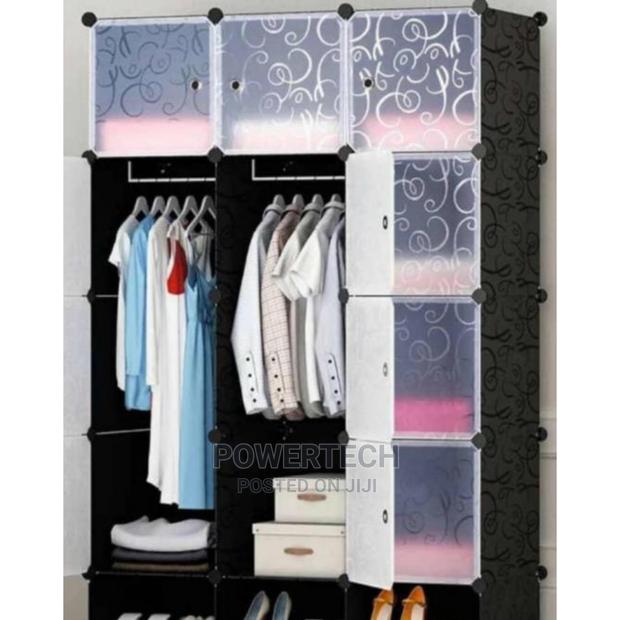 Plastic Wardrobe-(Black Color) - main view