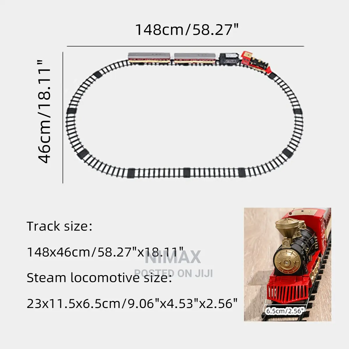 Electric Train Rail G Set Track Model Toy Baby Railway Light