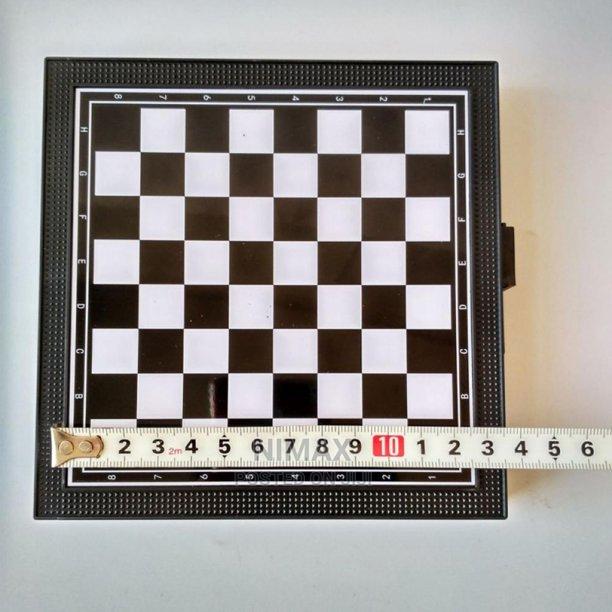 5 in 1 Chessmen Checkers Magnetic Board Game Flying Chess Ki - thumbnail 4