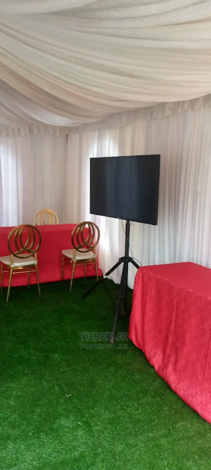 TV Set Up for Exhibitions Available