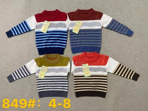 High Quality Warm Kids Unisex Turkey Sweater - thumbnail 2