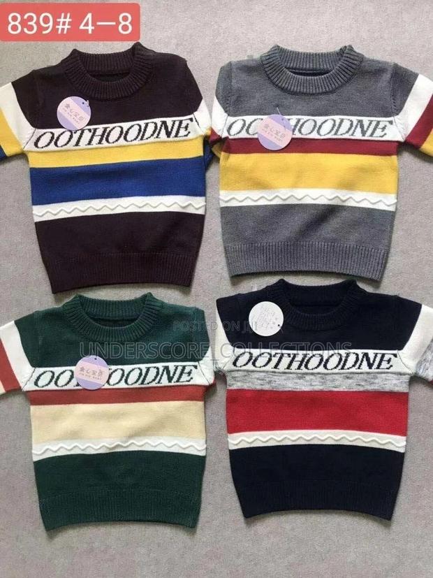 High Quality Warm Kids Unisex Turkey Sweater - thumbnail 5