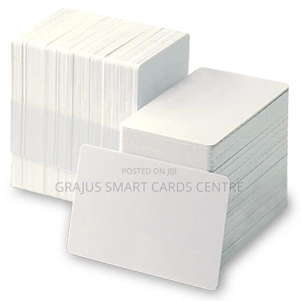 Plastic Cards, Plain White Cr80- Available - main view
