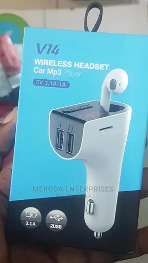 5v Wireless Headset Car Mp3 Player