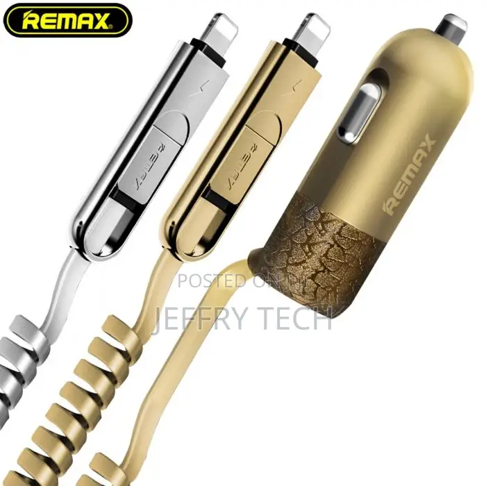 Remax RC-C103 Finchy Car Charger Micro USB 8 Pin Lightning
