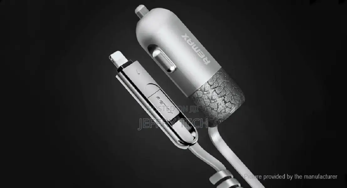 REMAX RCC103 2-In-1 Single USB Car Cigarette Lighter Charger