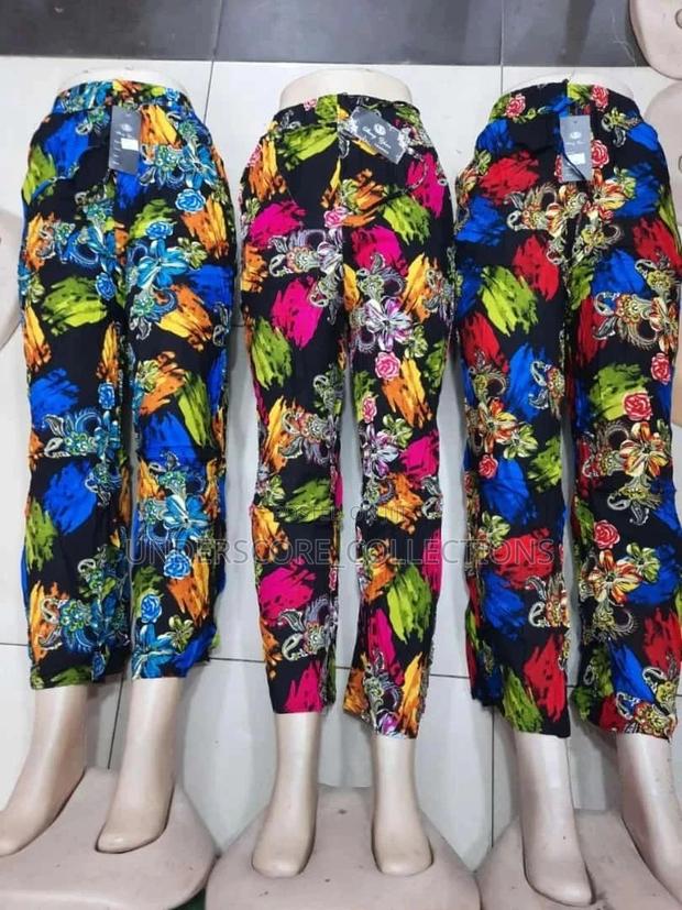 Ladies Floral Palazzo Pants - thumbnail 3