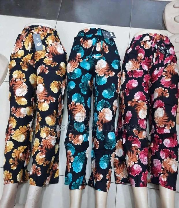 Ladies Floral Palazzo Pants - thumbnail 4