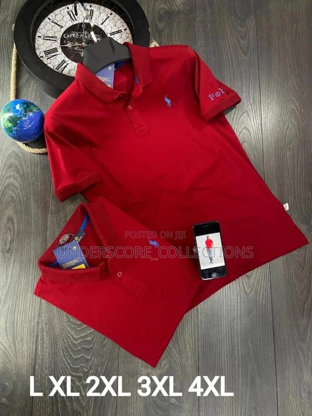 High Quality Unisex Polo T-Shirts - thumbnail 5
