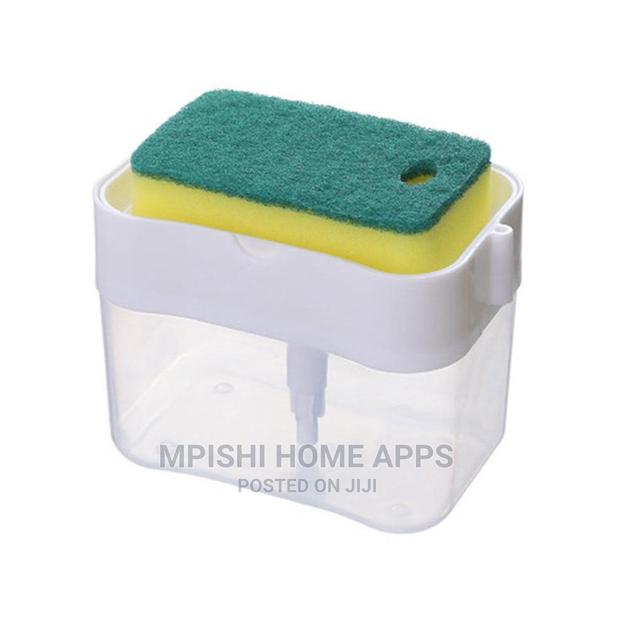 Soap Dispenser Pump With Sponge Holder - thumbnail 3