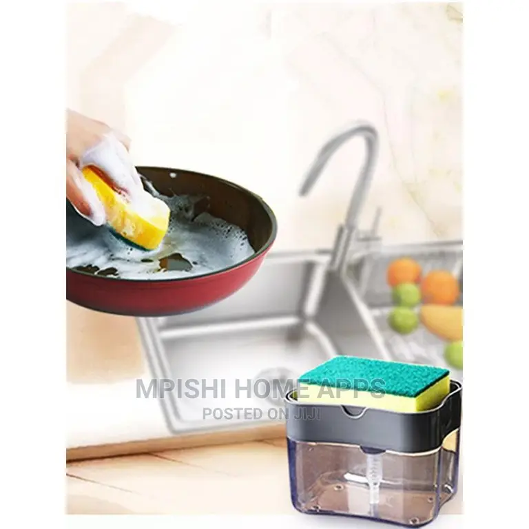 Soap Dispenser Pump With Sponge Holder