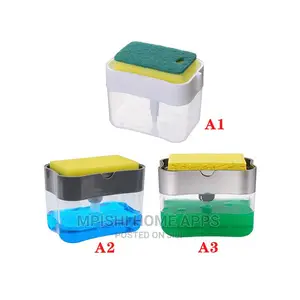 Soap Dispenser Pump With Sponge Holder