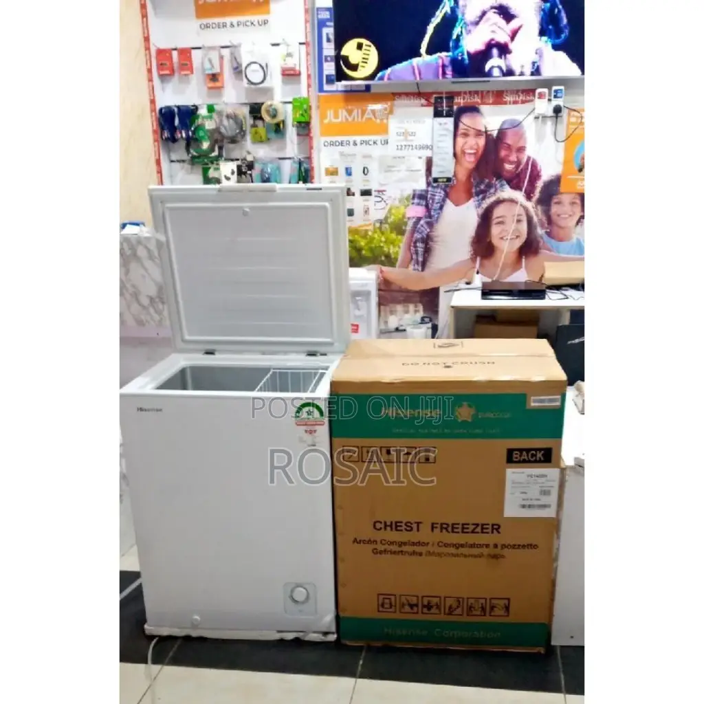 144l Hisense Chest Freezer - White Colour