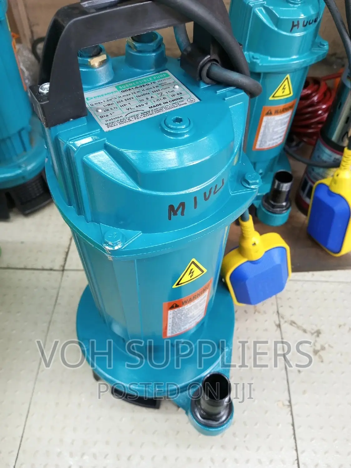 Premium Submersible Water Pump 32m Head