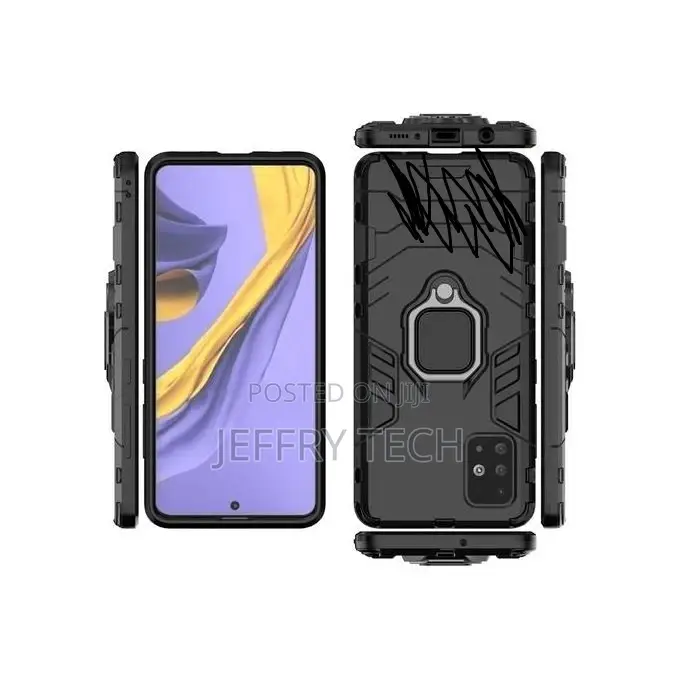 Samsung Galaxy A51 Heavy Duty Armor Hard Back Cover With 360