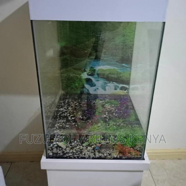 White Aquarium With Stand - main view