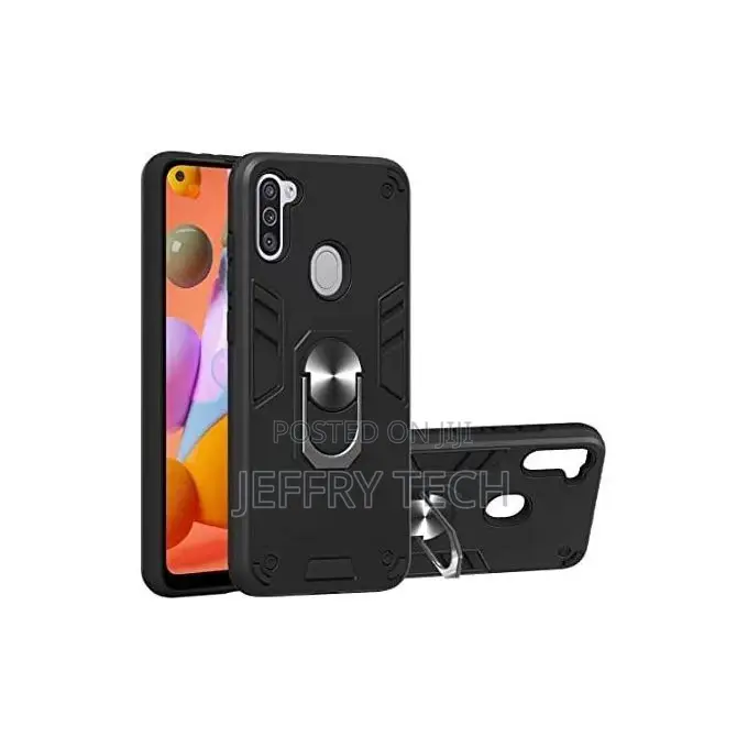 Samsung Galaxy A11 Heavy Duty Armor Hard Back Cover With 360