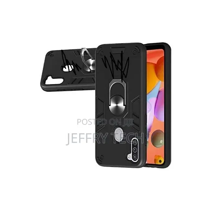 Samsung Galaxy A11 Heavy Duty Armor Hard Back Cover With 360