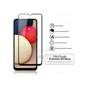 GALAXY A02S Full Glue 9D Tempered Glass Protector