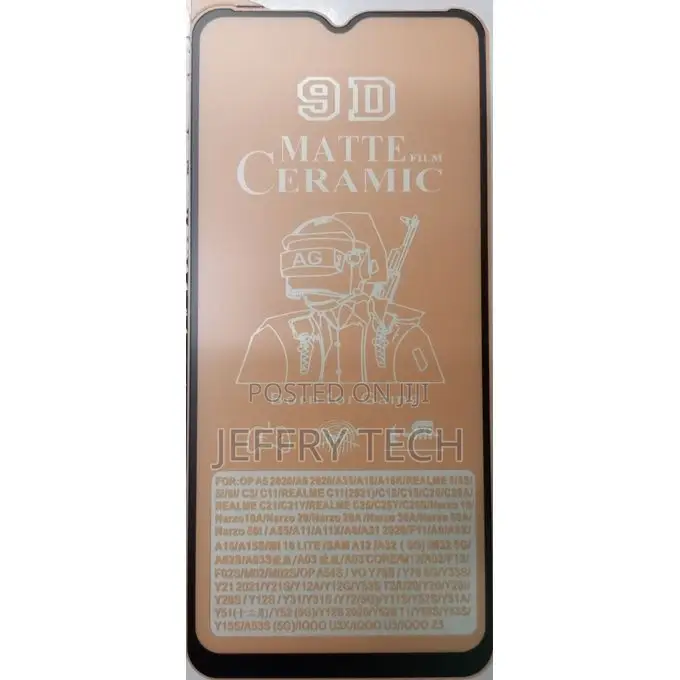 Ceramic Generic for Samsung Galaxy A12 9D Full Screen Ceram