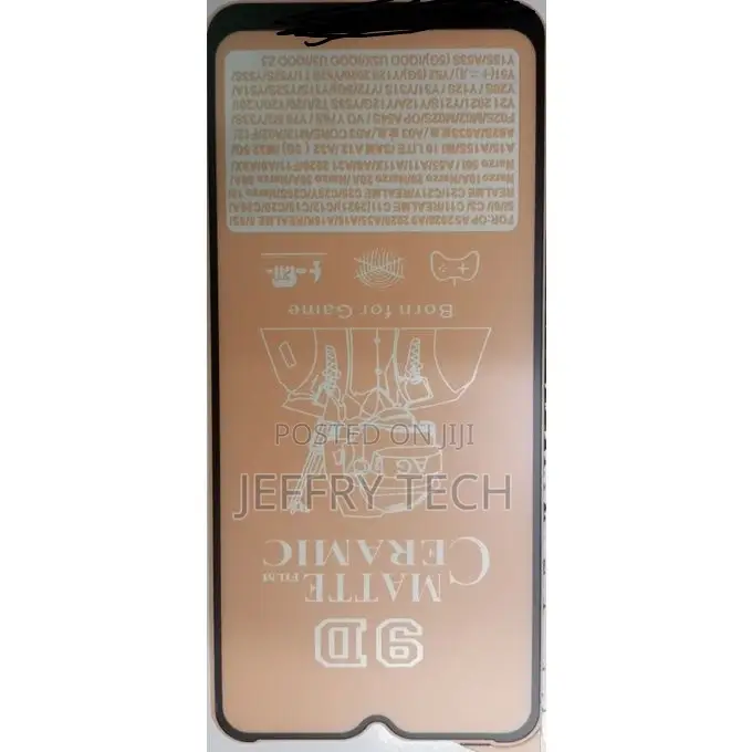 Ceramic Generic for Samsung Galaxy A12 9D Full Screen Ceram