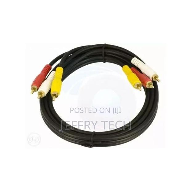 3 RCA To 3 RCA AV Audio Video Cables 1.5M