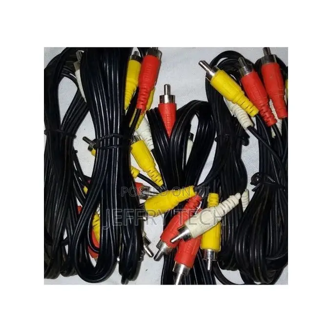 3 RCA To 3 RCA AV Audio Video Cables 1.5M