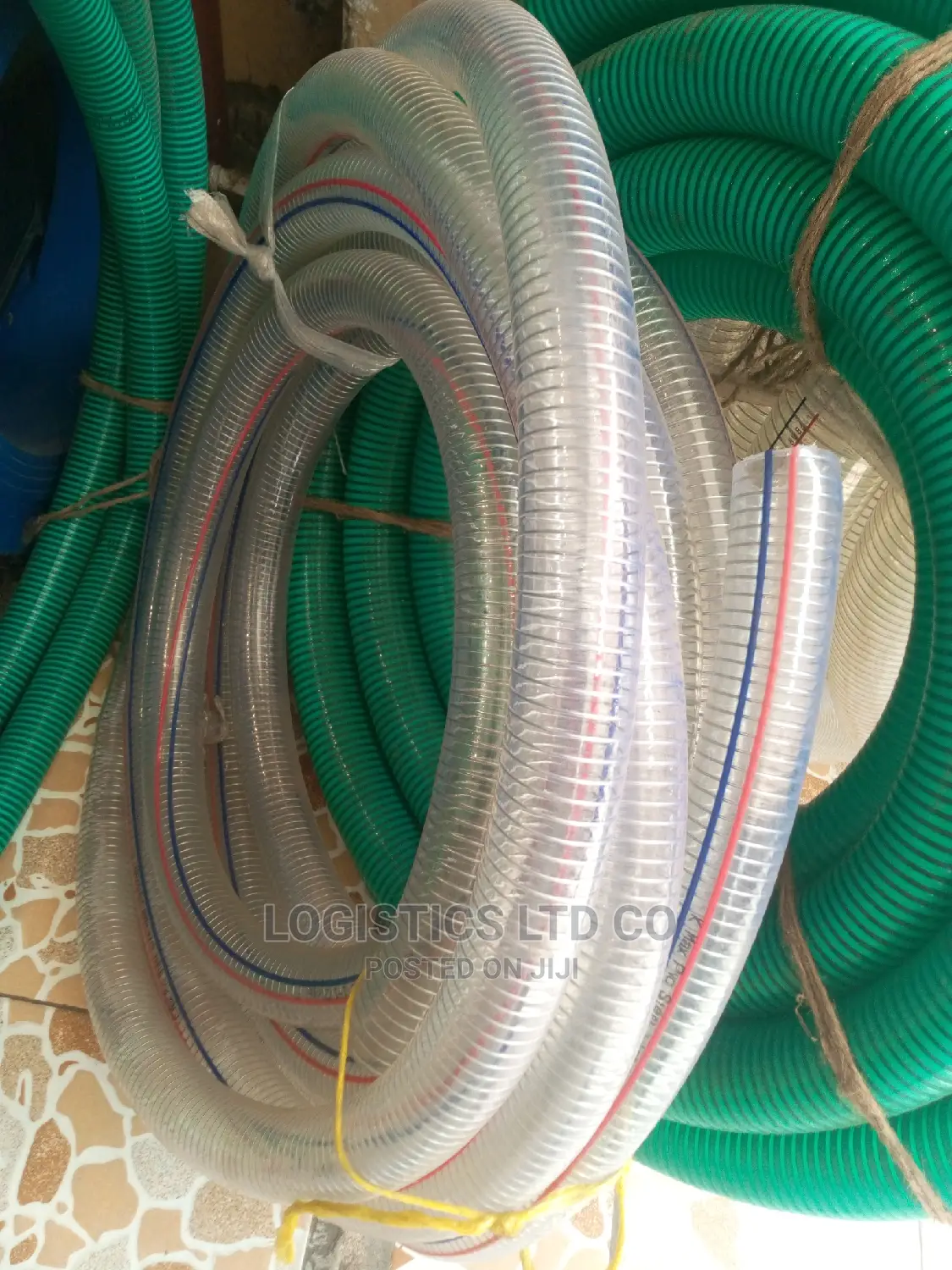 Spring Clear Suction Hose Pipes Threaded 2inch 30mtrs