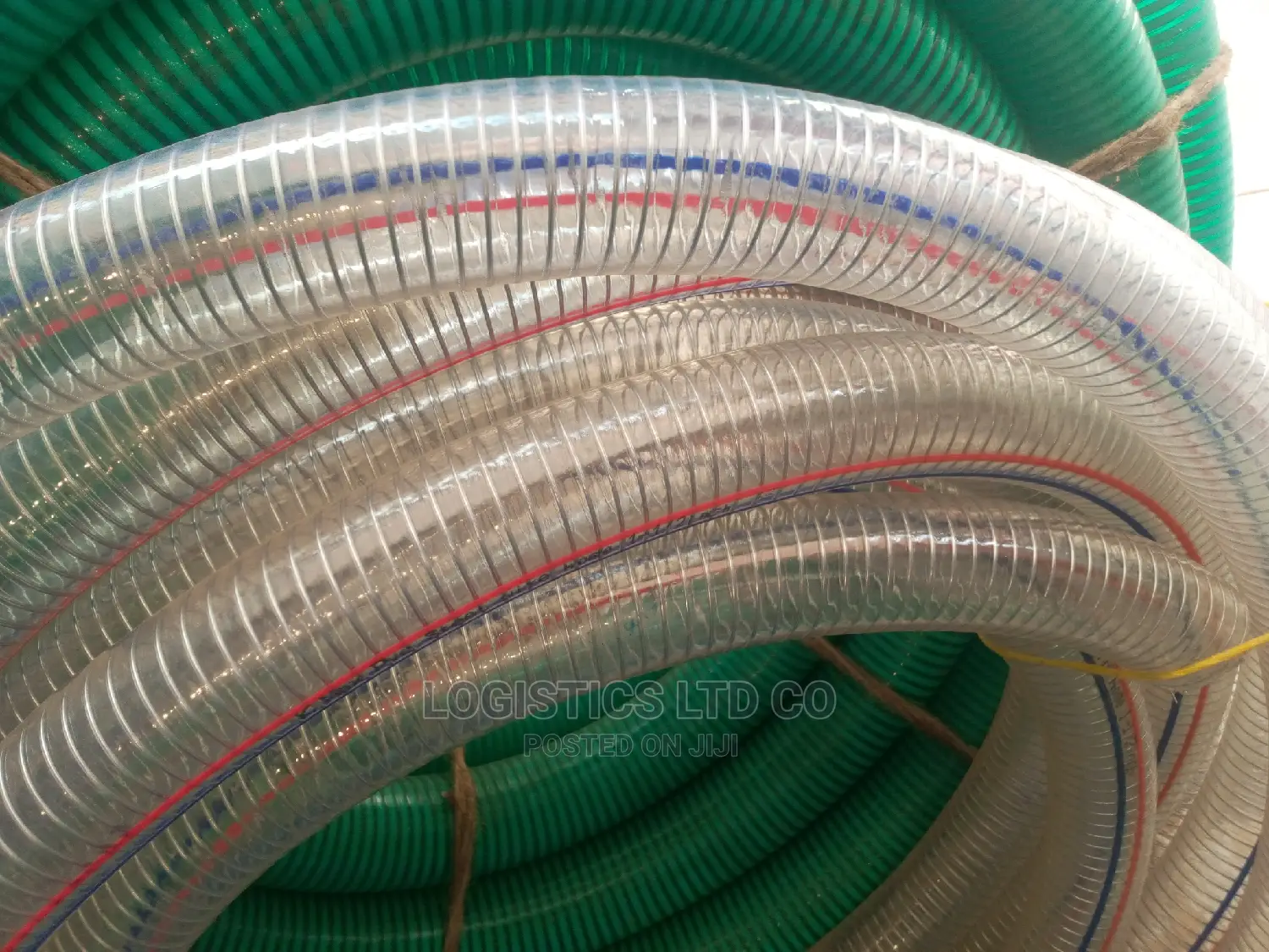 Spring Clear Suction Hose Pipes Threaded 2inch 30mtrs